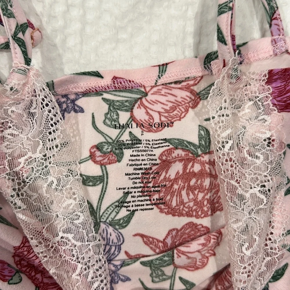 Thalia Sodi matching pink and purple peony set NWOT